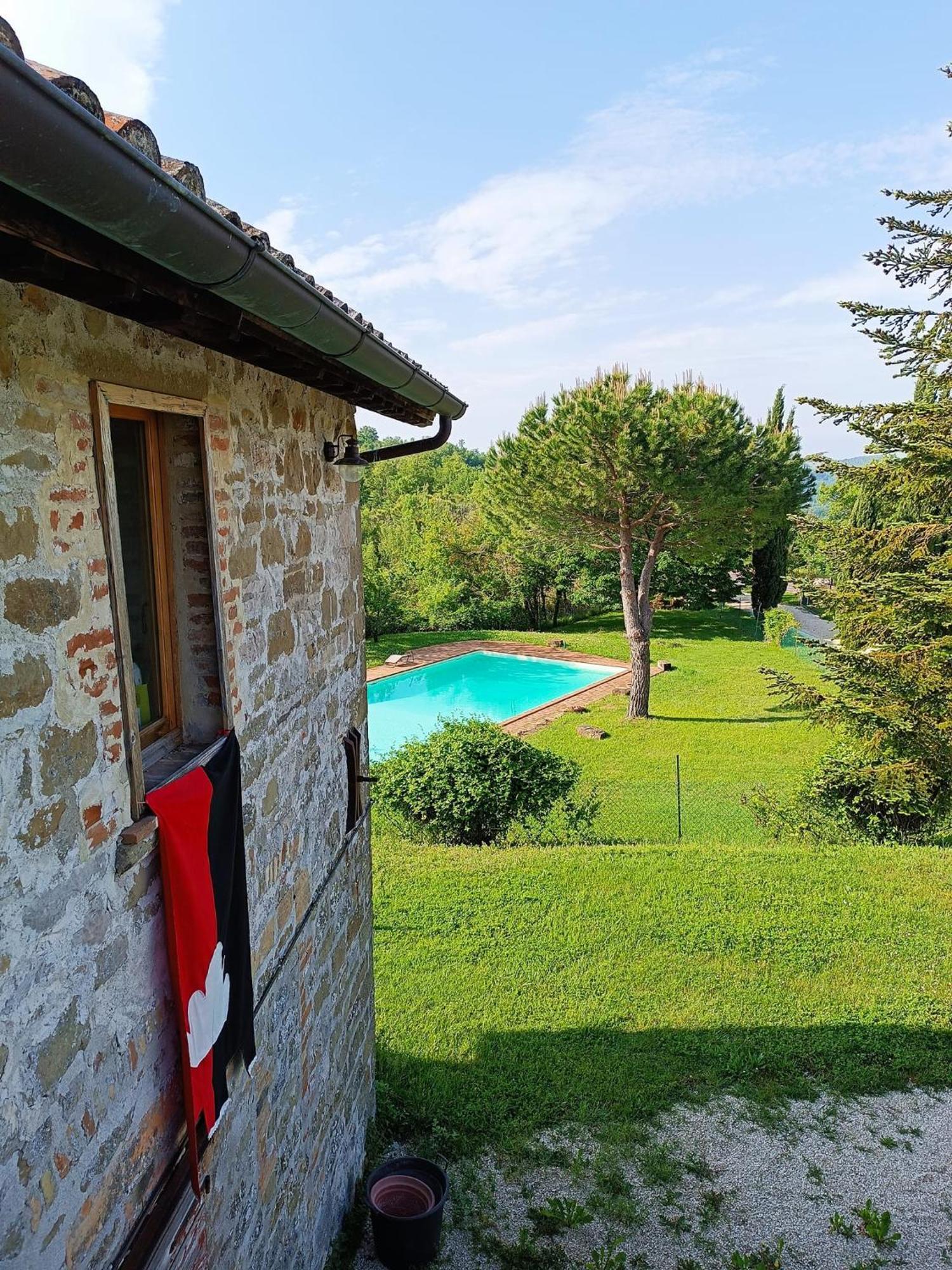 Villa La Brocca di Valdichiascio Gubbio Esterno foto