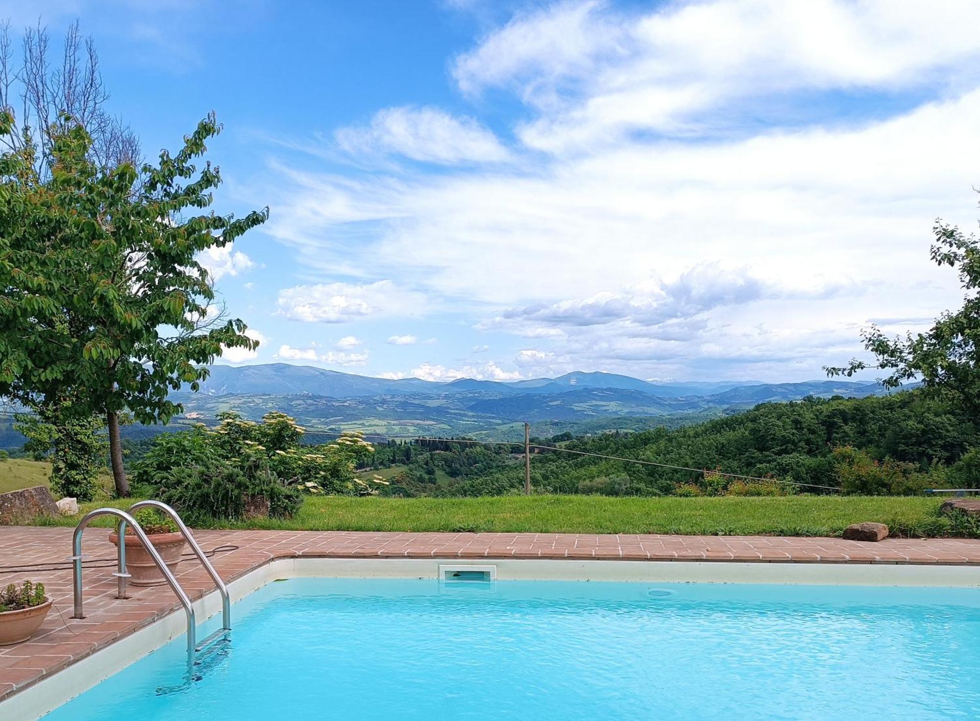 Villa La Brocca di Valdichiascio Gubbio Esterno foto